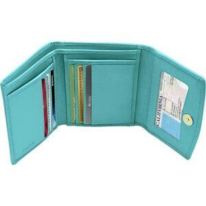 Leather Wallet for Women Small RFID Blocking Compact Card Holder Coin Purse Gift